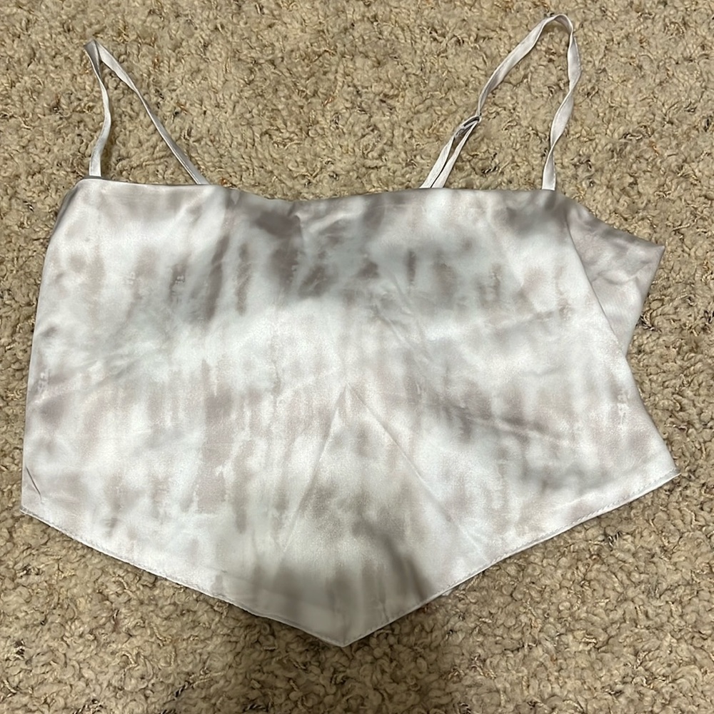 Vintage Havana Tie Dye Tie Crop Top
